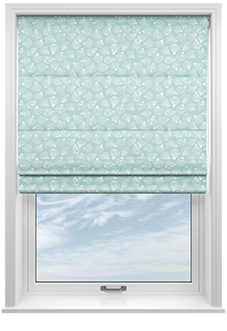 Sandbank, Sea Glass - Twist&Fit Roman Blind